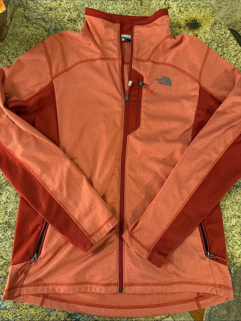 The North Face Men's Two-Tone Red/Deep Red Lightweight Jacket